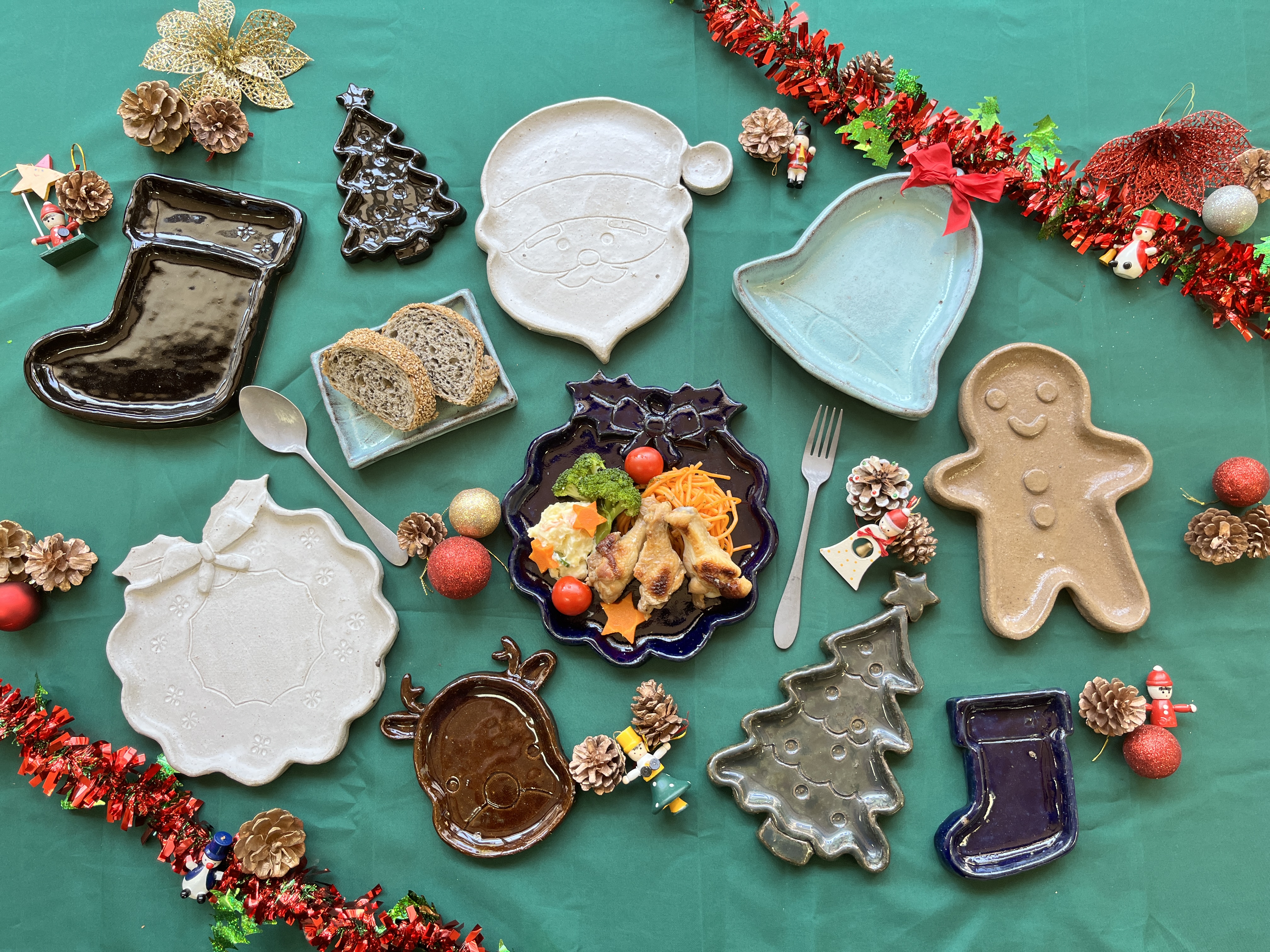 クリパにはこれ！食卓を飾るクリスマスのお皿作り