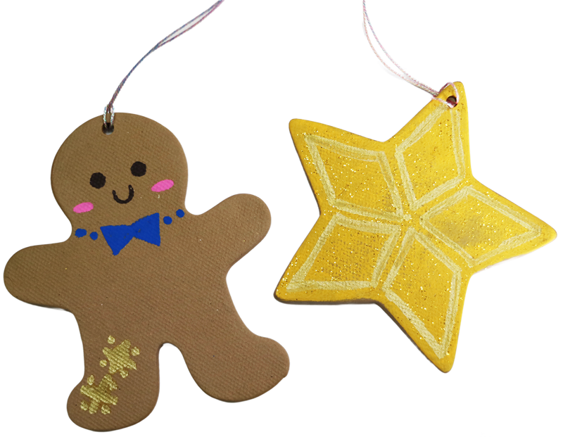 描いて楽しむクリスマス★越前焼オーナメント